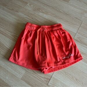 Inaka Power Red Orange Mesh Shorts Women’s Small